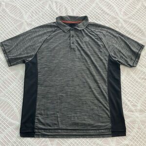Harley-Davidson Men’s Black and Gray Athletic Polo